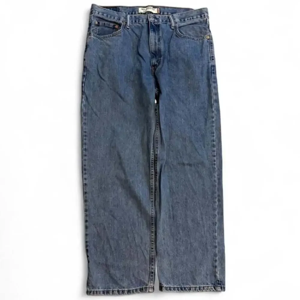 Levi's 550 Relaxed Fit Jeans Men's 36x30 Medium Wash Denim